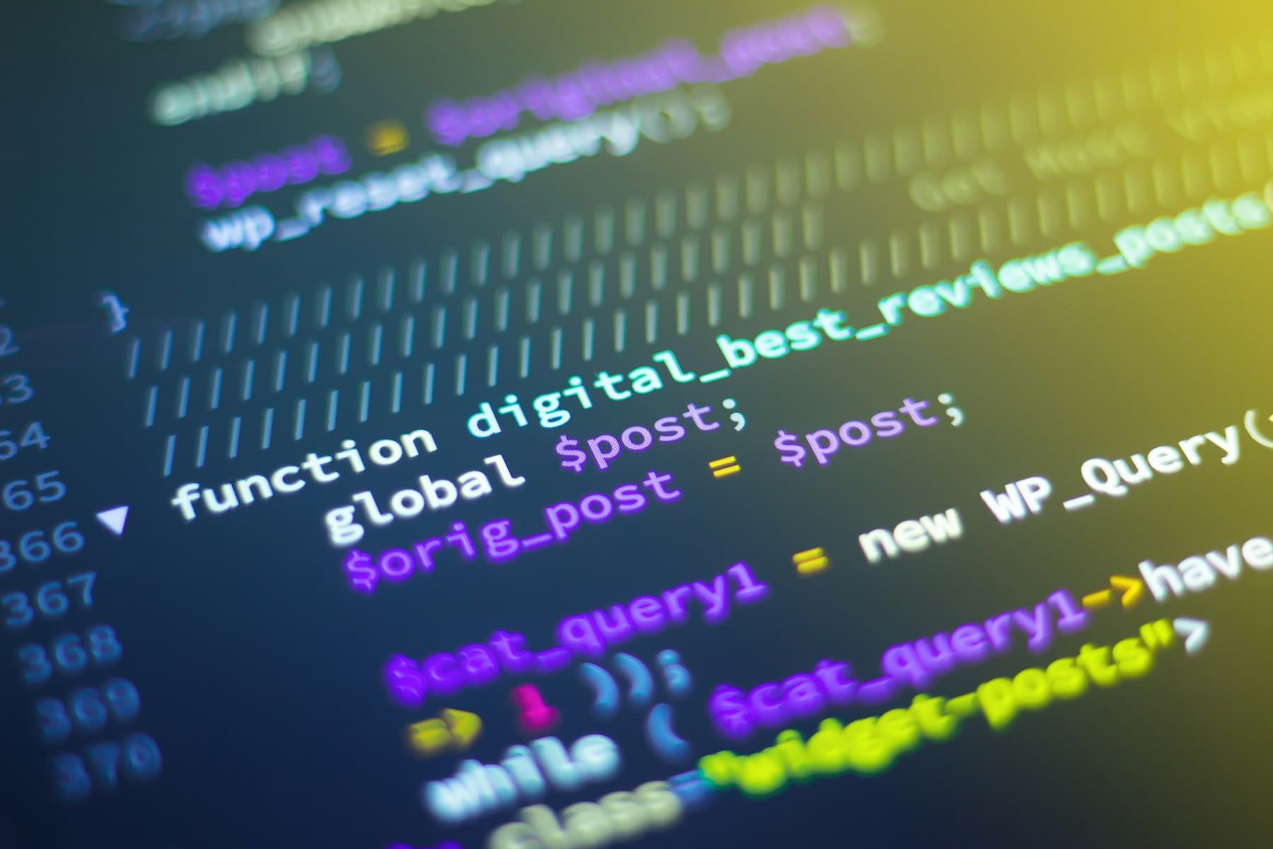 Developer screen representing secure websites for Haitian businesses