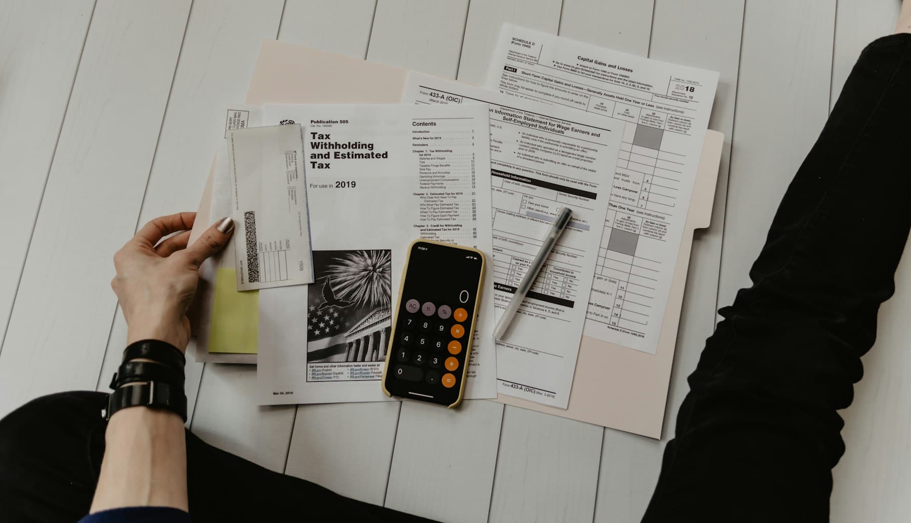 Financial documents and calculator representing traditional banking comparison